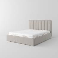 Čalouněná postel s vertikálním prošíváním - 29