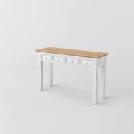 Dřevěný stolek ATTICA s dubovou deskou - 1