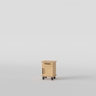 Škandinávsky nočný stolík drevený SVEG SCANDI - 17879