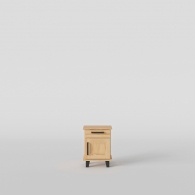 Škandinávsky nočný stolík drevený SVEG SCANDI - 17880