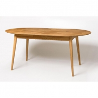 Oválny dubový rozkladací stôl CLASSY - 18197
