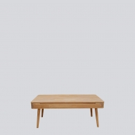 Škandinávsky konferenčný stolík CLASSY so širokou zásuvkou - 18231