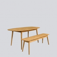 Velký oválný dubový stůl CLASSY - 4