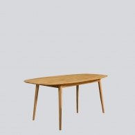 Velký oválný dubový stůl CLASSY - 1