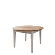 Okrúhly stôl ALICE s dubovou doskou, rozkladací - 22489