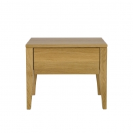 Široký dubový noční stolek COMO - 2
