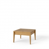 Masivní dubový kávový stolek 75x75 - 1