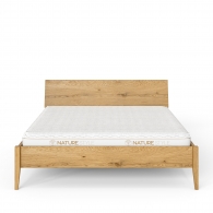 Dubová postel s jednoduchým čelem - 2