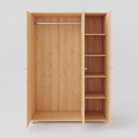 Třídveřová dřevěná skříň BASIC - 2