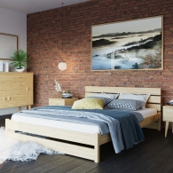Skandinávská dřevěná postel BERGEN SCANDI - 6