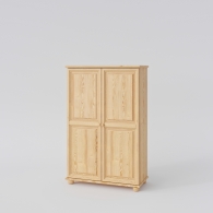 Vysoká dřevěná skříňka BASIC - 1