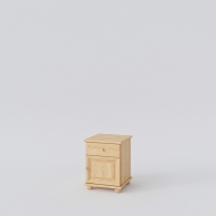 Dřevěný noční stolek BASIC - 1